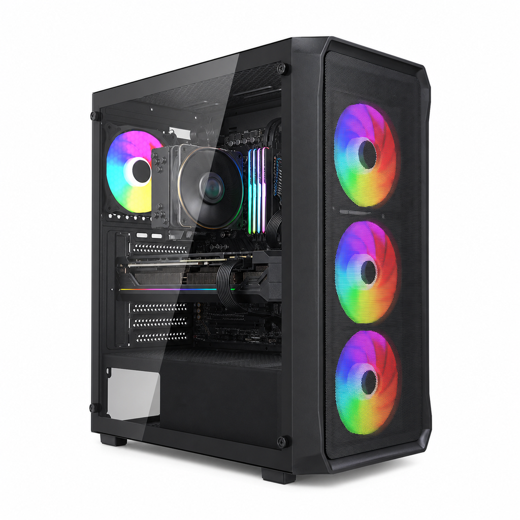 PC Gamer Ryzen 5 5600X - RTX 5060 Ti 8 Go - 16 Go DDR4 / SSD 512 Go