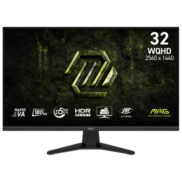MSI MAG 325QF E18V 32" 0.5ms Fast VA 180Hz 2k