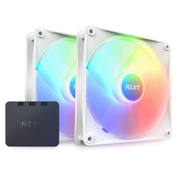 [5056547203034] NZXT F140 RGB Core Twin Pack (White)