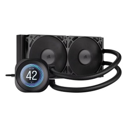 [0840440400332] Corsair Nautilus 240 RS LCD (Noir)