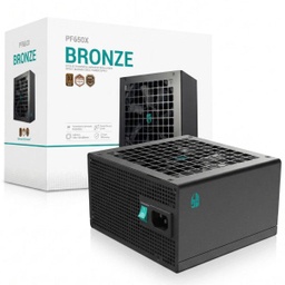 [6933412756279] DeepCool PF650X 80PLUS BRONZE 650W Black